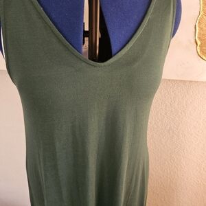 Elegant Green Maxi Dress